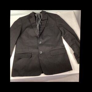 Calvin Klein Collection Black Two-Button Kids Blazer.48